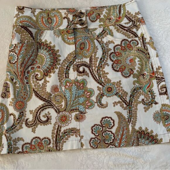 CAbi Dresses & Skirts - Cabi Women’s Paisley Print Mini Skirt